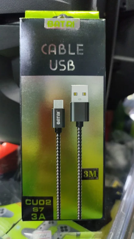 Cable Batri V8 3m