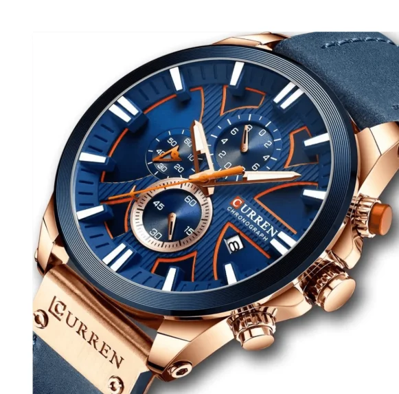 Reloj Curren Cronografo Cuero