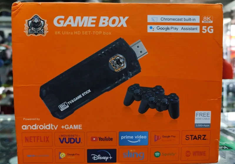 Consola Juegos Game Stick Naranja