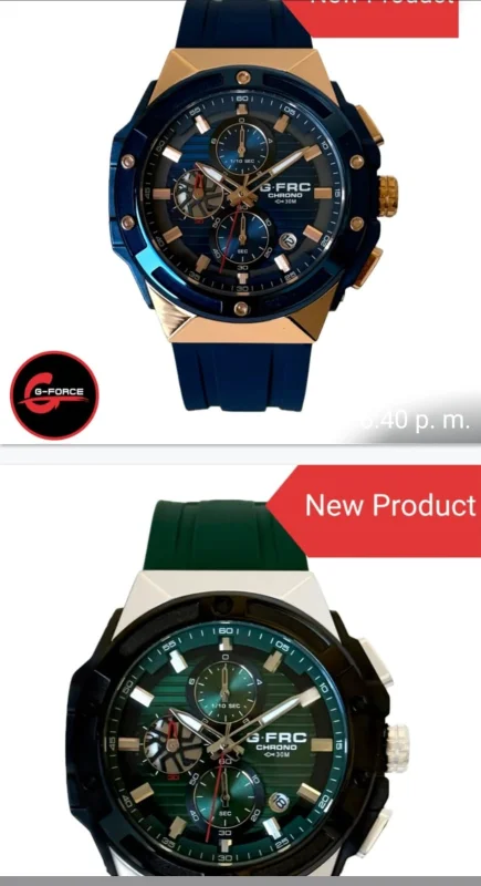 Reloj Gforce Cronografo Pulso Plastico