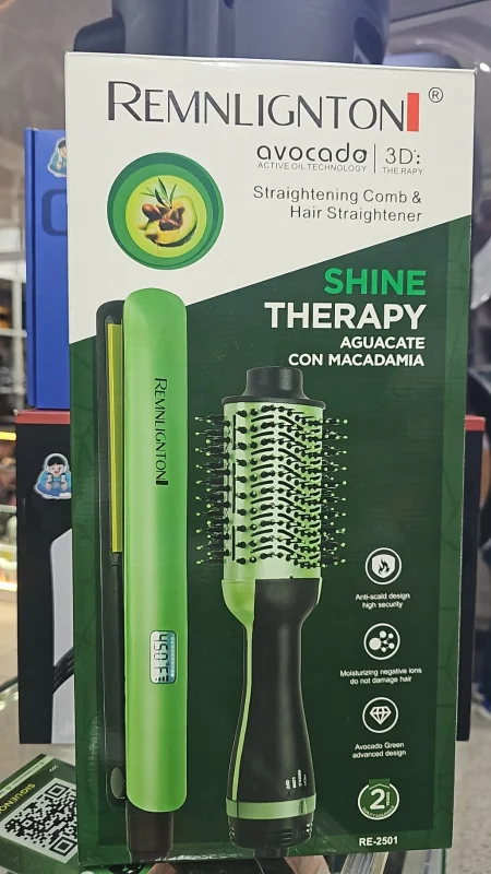 Combo Cepillo, Plancha Remington