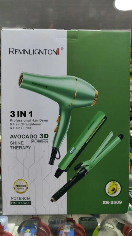 Combo Secador, Plancha y Pinza 2509